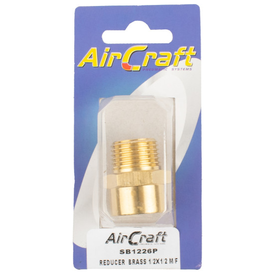 REDUCER BRASS 1/2X1/2 M/F 1PC PACK REDUCER BRASS 1/2X1/2 M/F 1PC PACK
