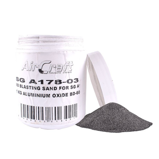 SAND BLASTING SAND FOR SG A178 150GRIT 1 KG ALUMINIUM OXIDE BD-60 SAND BLASTING SAND FOR SG A178 150GRIT 1 KG ALUMINIUM OXIDE BD-60