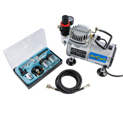 COMPRESSOR WITH AIRBRUSH KIT AND HOSE (AS18K-2)