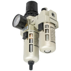 FILTER / REGULATOR / LUBRICATOR 1/4' WITH AUTO DRAIN (HEC3010-02D)