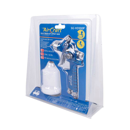 SPRAY GUN TOUCH UP 0.5MM NOZZLE BLISTER PACK SPRAY GUN TOUCH UP 0.5MM NOZZLE BLISTER PACK