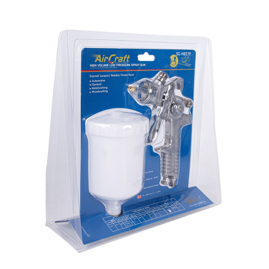 SPRAY GUN HVLP 1.4MM NOZZLE PLASTIC CUP BLISTER PACK SPRAY GUN HVLP 1.4MM NOZZLE PLASTIC CUP BLISTER PACK