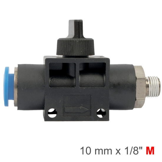 PU HOSE FITTING VALVE 10MM X 1/8'M PU HOSE FITTING VALVE 10MM X 1/8'M