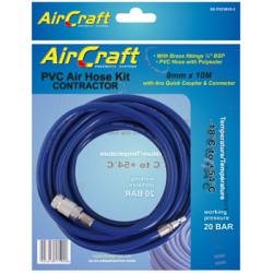 PVC HOSE 8MM X 10M WITH ARO QUICK COUPLER & CONNECTOR