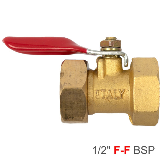 BALL VALVE 1/2' FF BALL VALVE 1/2' FF