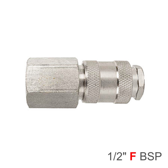 QUICK COUPLER UNIVERSAL 1/2' FEMALE QUICK COUPLER UNIVERSAL 1/2' FEMALE