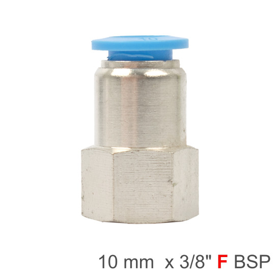 PU HOSE FITTING STRAIGHT STUD 10MM-3/8 F PU HOSE FITTING STRAIGHT STUD 10MM-3/8 F