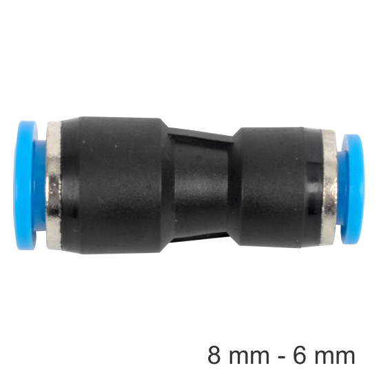 PU HOSE FITTING REDUCER 8MM-6MM PU HOSE FITTING REDUCER 8MM-6MM